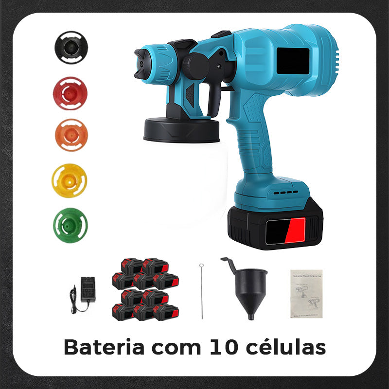 Pistola de Pintura Elétrica Sem Fio