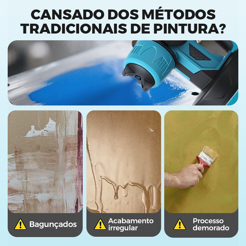Pistola de Pintura Elétrica Sem Fio