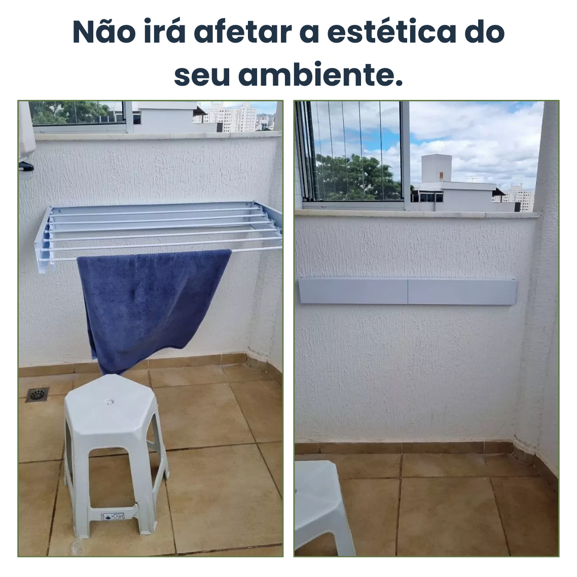 Varal Invisível Retrátil