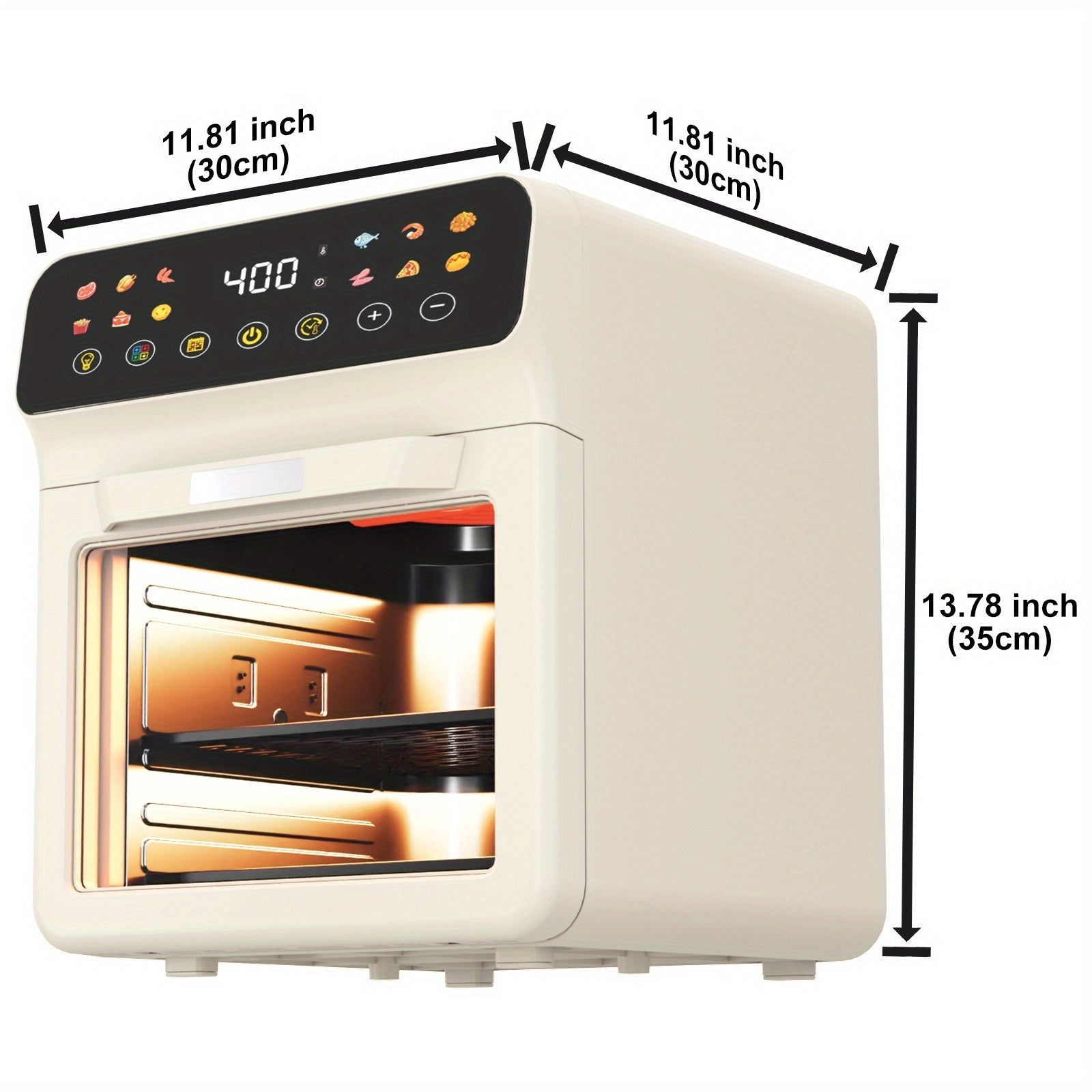 Bluebow Air Fryer 12L - Forno Afon-12l-bi 2 Em 1