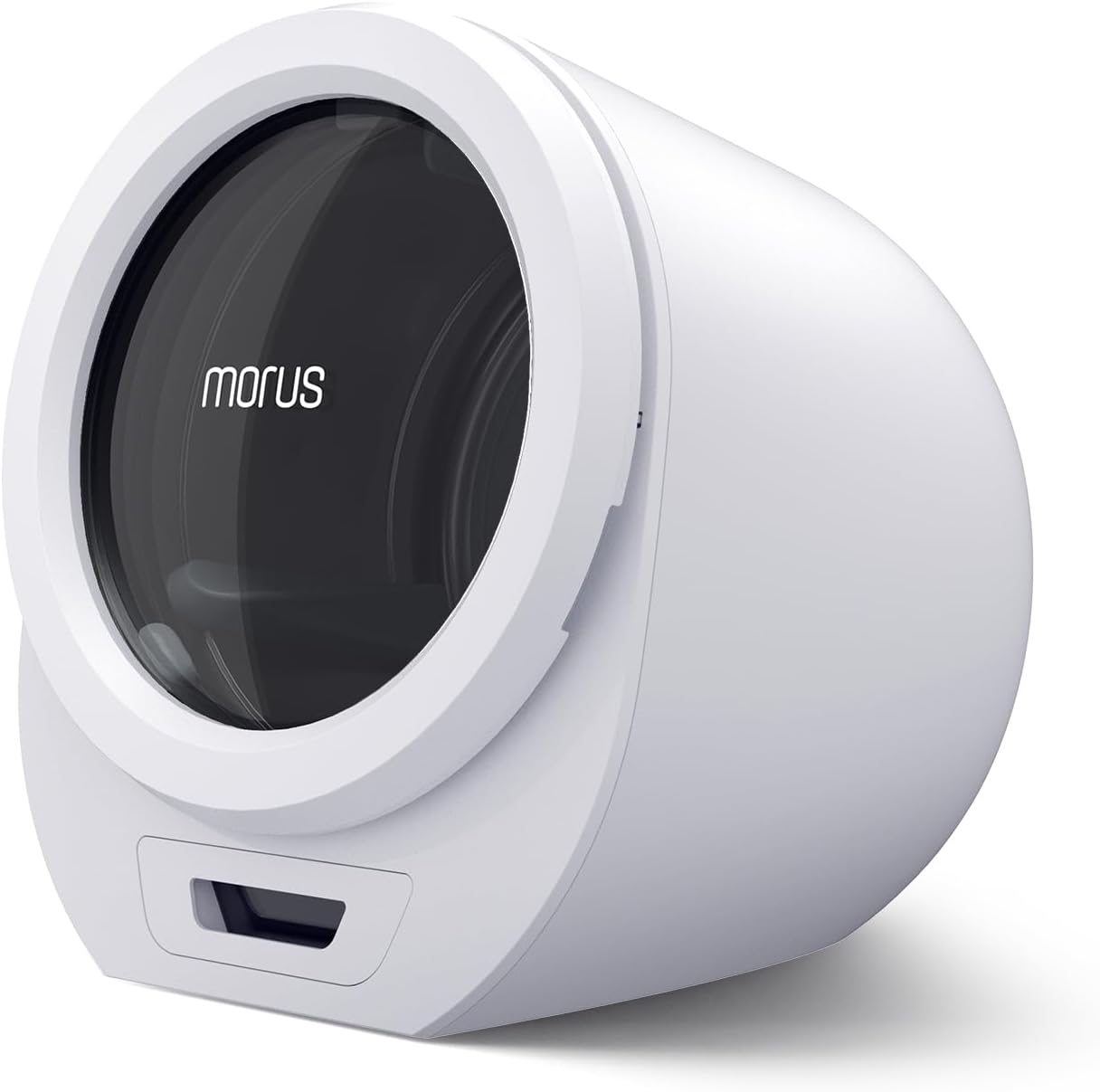 Morus Portable Compact Laundry Dryer for Apartments, 110V Electric With Stainless Steel Tub, 8 Automatic Modes, Child Lock, Fast Drying Without Installation, White