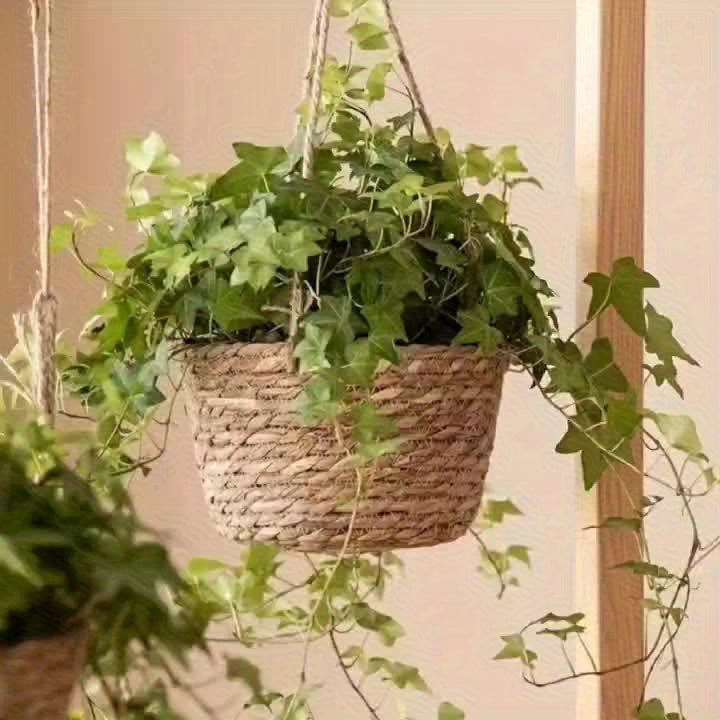 Cesto de Armazenamento para Plantas de Jardim Pendurado