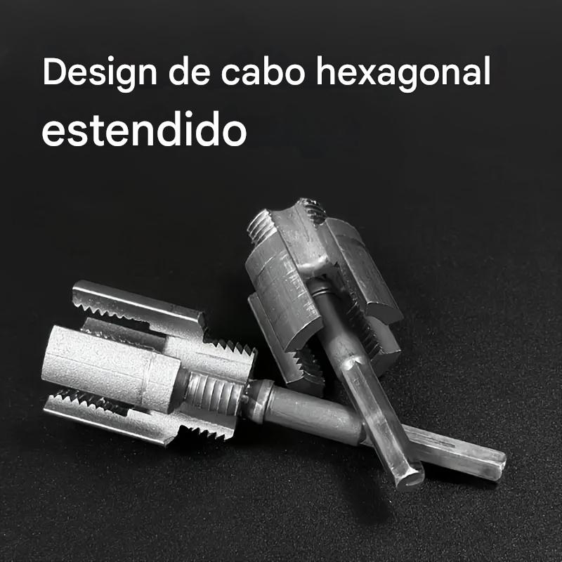 Conjunto de 2 Peças para Rosquear Tubos