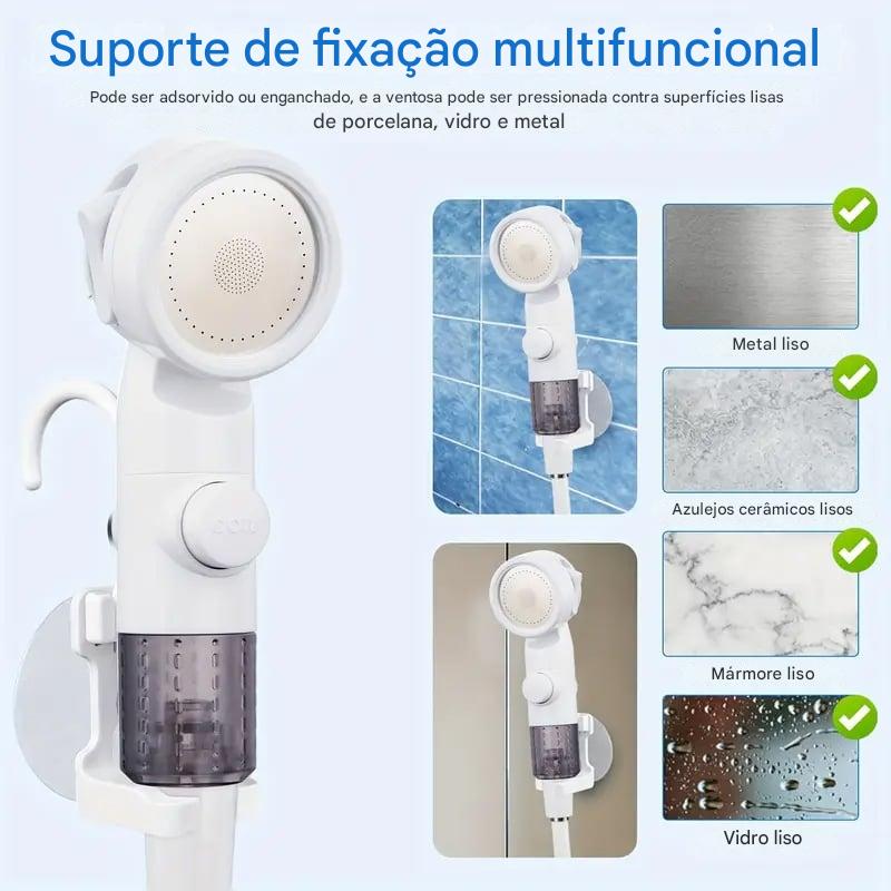 Chuveiro Elétrico Portátil para Acampamento ao Ar Livre