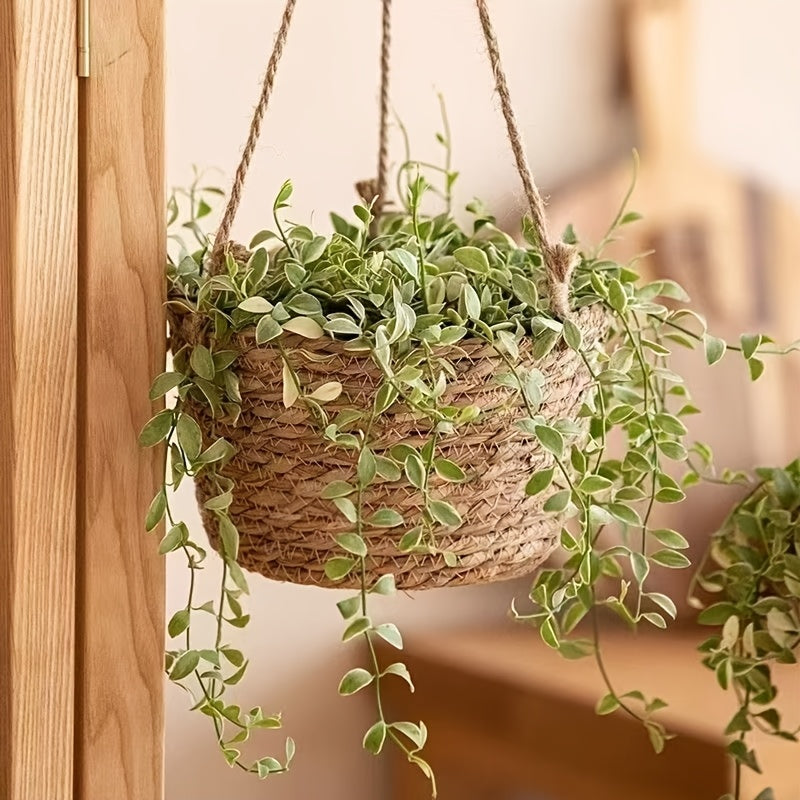 Cesto de Armazenamento para Plantas de Jardim Pendurado