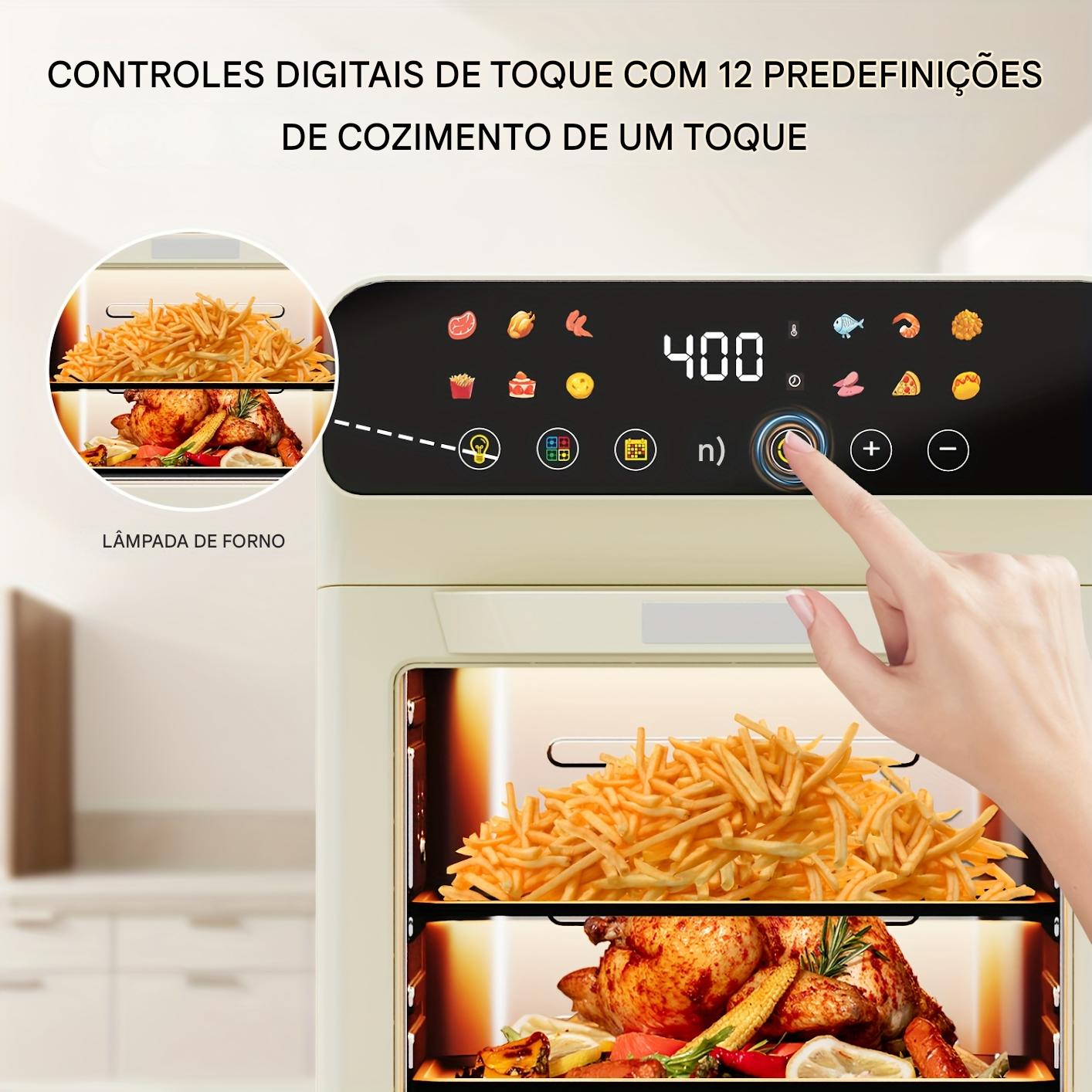 Bluebow Air Fryer 12L - Forno Afon-12l-bi 2 Em 1