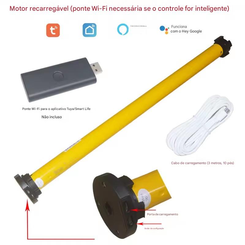 Persianas Automatica XIRUI Sem Fio - Cortinas Térmicas de Colmeia para Redução de Ruído