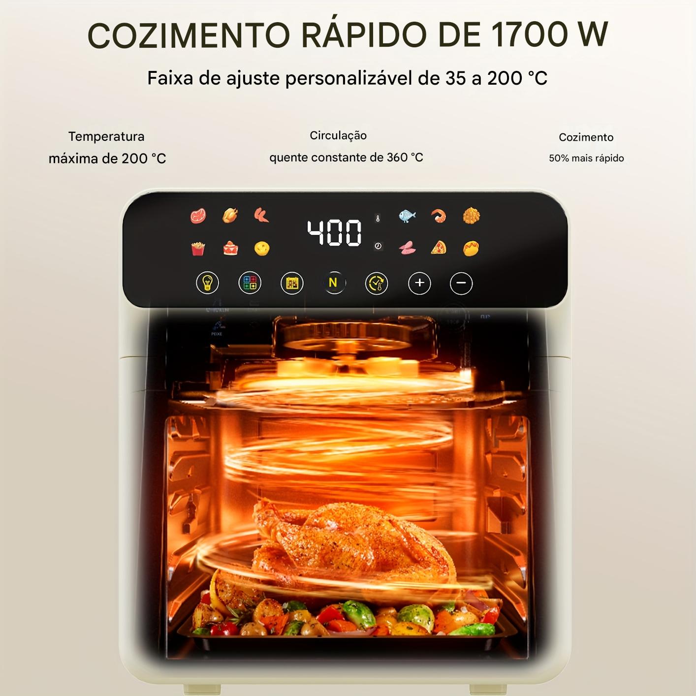 Bluebow Air Fryer 12L - Forno Afon-12l-bi 2 Em 1