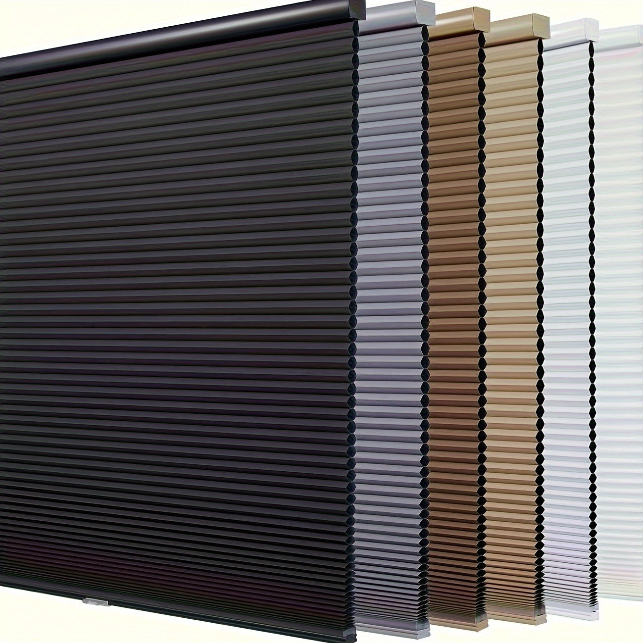 Persianas Automatica XIRUI Sem Fio - Cortinas Térmicas de Colmeia para Redução de Ruído