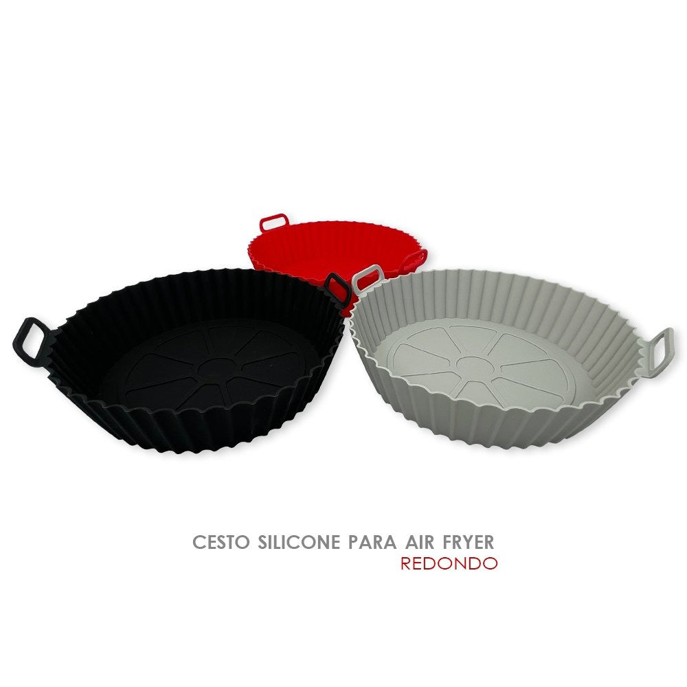 Forma de Silicone para Air Fryer (COMPRE 1 LEVE 3)