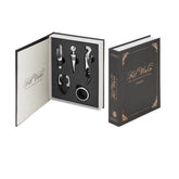 Kit Vinho em Forma de Livro - 05 Peças