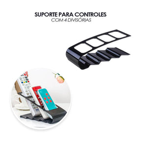 Suporte para Controle Remoto - 4 divisórias
