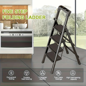 Escada Dobrável Multifuncional Espessada, 3-níveis/4-níveis + 1 Ano de Garantia