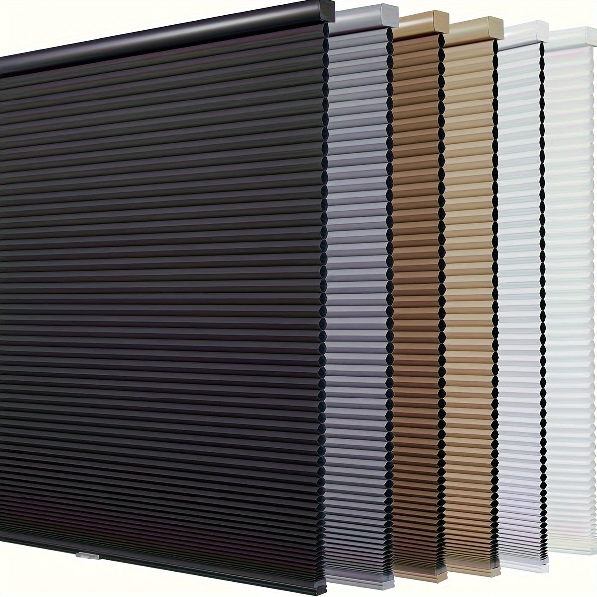 Persianas Automatica XIRUI Sem Fio - Cortinas Térmicas de Colmeia para Redução de Ruído