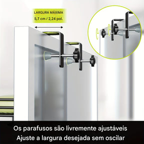 Prateleira de Banheiro de 5 Níveis Ajustáveis
