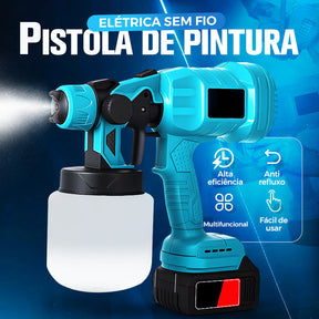 Pistola de Pintura Elétrica Sem Fio