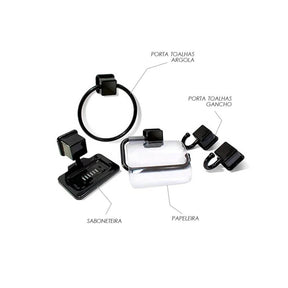 Kit Acessórios para Banheiro - 5 peças