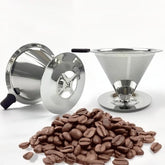 Coador de Café Sem Filtro -  Aço Inox