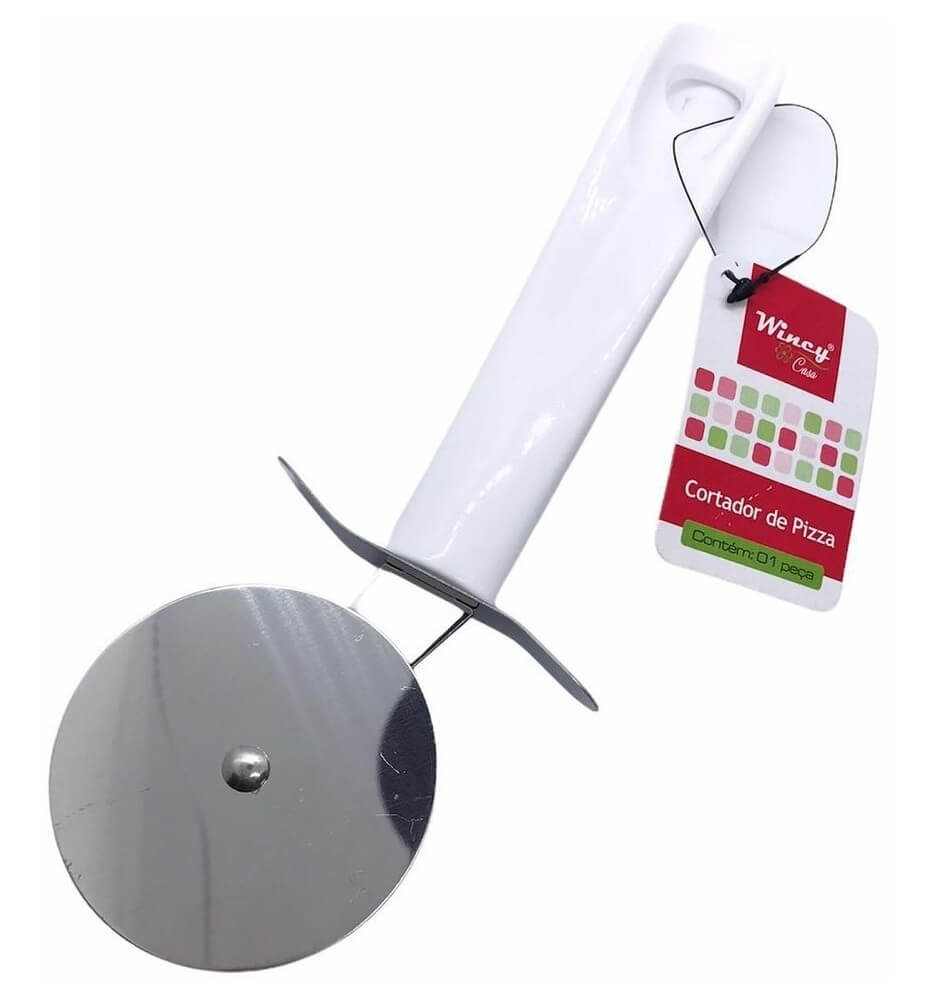 Cortador de Pizza 21cm - Aço Inox