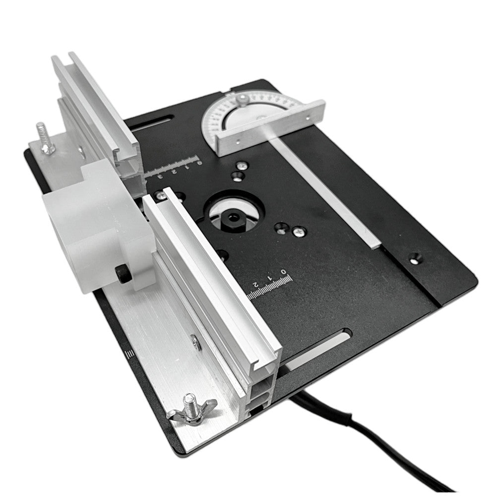 Placa MasterCut Pro – Mesa de Roteador com Guia de Esquadro