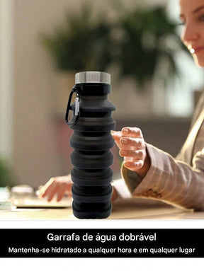 Garrafa de Água Dobravel - (Capacidade Grande)