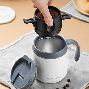 Filtro de café em aço inoxidável