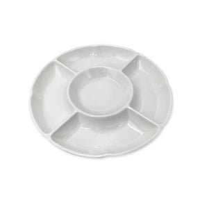 Petisqueira Redonda 5 Divisórias - 23cm