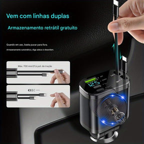 Estação de Carregamento Independente 5 Portas com Desligamento Inteligente para Carro