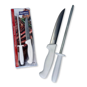 Kit Churrasco 2 Peças - Faca e Chaira