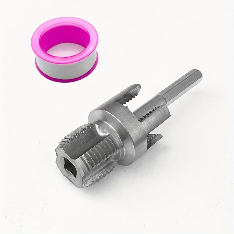 Conjunto de 2 Peças para Rosquear Tubos