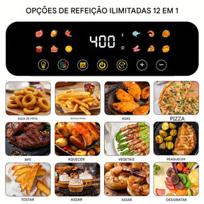 Bluebow Air Fryer 12L - Forno Afon-12l-bi 2 Em 1