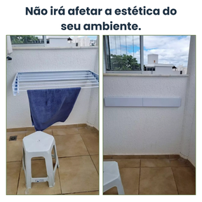Varal Invisível Retrátil