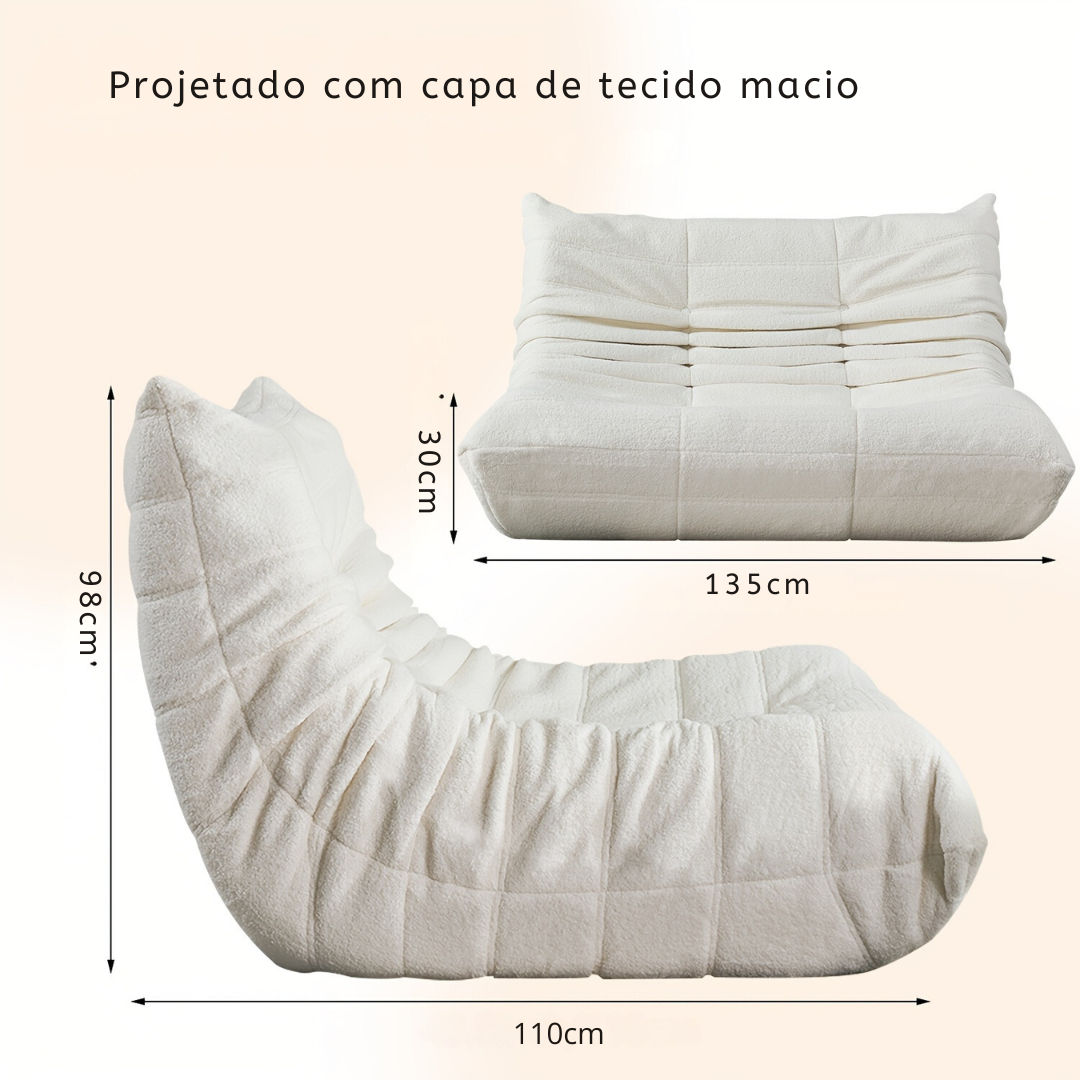 Cadeira Bean Bag, Moderna e Confortável + 1 Ano de Garantia