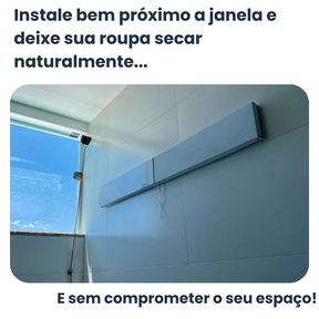 Varal Invisível Retrátil