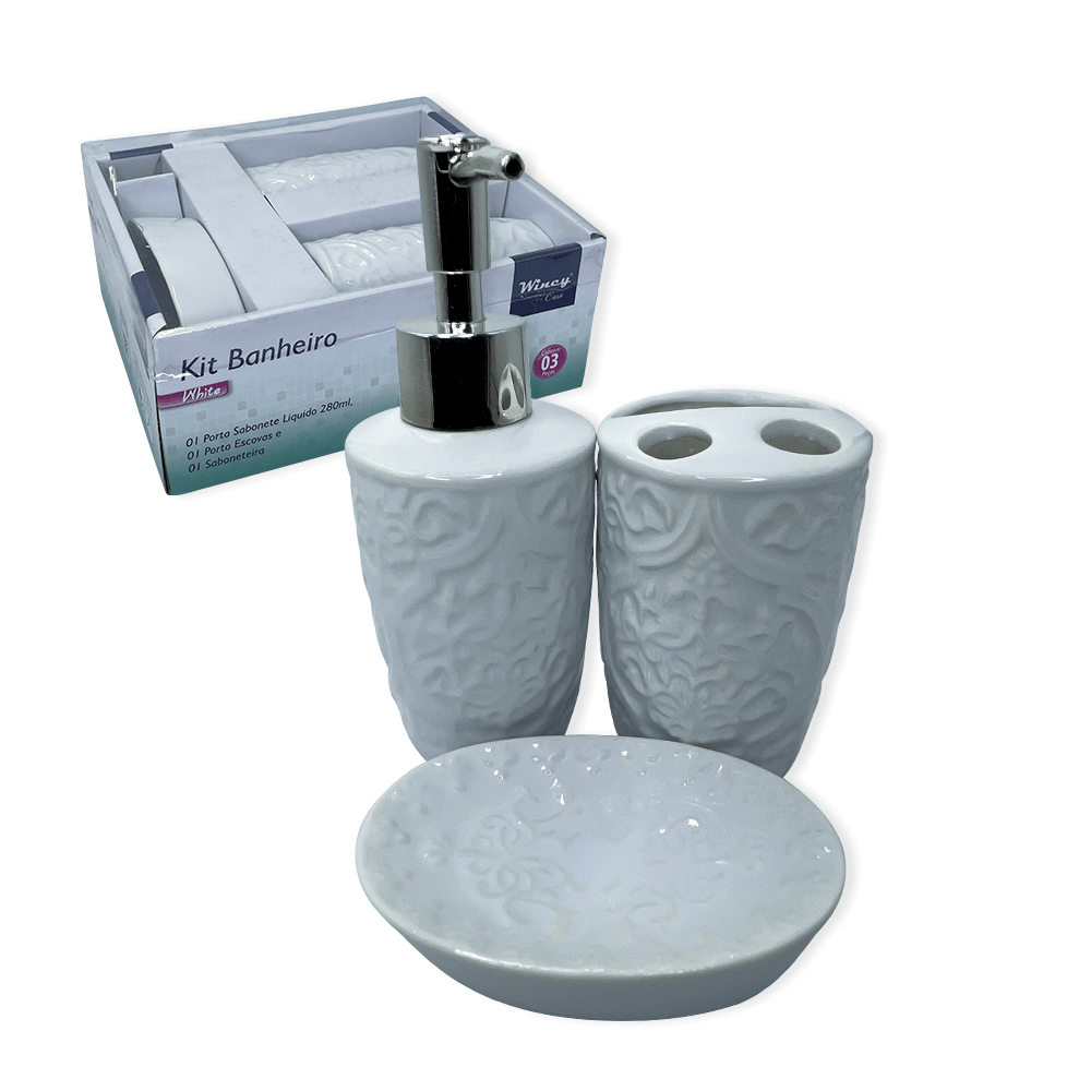 Kit para Banheiro - 3 Peças