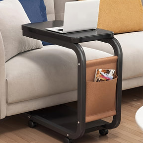 Mesa Lateral Elegante e Sofisticada com Rodas