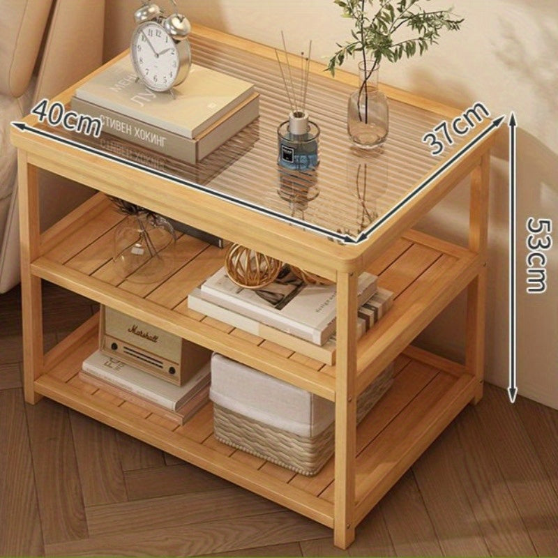 Mesa Lateral Moderna em Madeira – Organização e Estilo