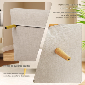 Sofá Cama Dobrável 3 em 1 - Estilo Cadeira Poltrona Reclinável e Cama
