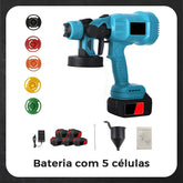 Pistola de Pintura Elétrica Sem Fio