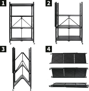 Estante de Aço Multiuso Dobrável – Organização com Estilo Industrial