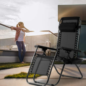 OrtoComfort© Max – Cadeira Dobrável Super Reforçada (150kg) + Brindes