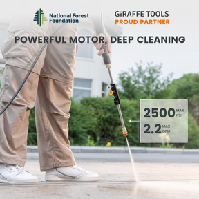 Lavadora Giraffe MaxClean 1800W com Mangueira Retrátil Pressão Máxima 2500 PSI + 4 Bicos