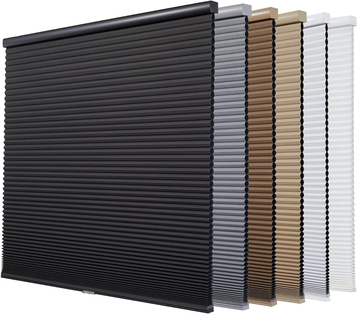 Persilux Custom Size Blackout Cordless Cellular Window Shades & Blinds, Honeycomb Blinds for Windows (Beige, 30" W x 72" H) Window Shades for Home, Room Darkening Cellular Blinds & Shades for Bedroom