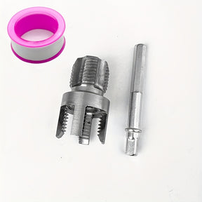Conjunto de 2 Peças para Rosquear Tubos
