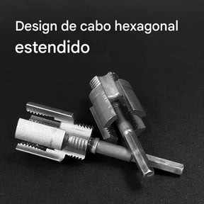 Conjunto de 2 Peças para Rosquear Tubos