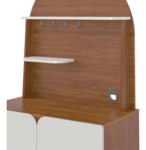 Balcão Para Café Artely Viena, 80 Cm, Cedro Off White