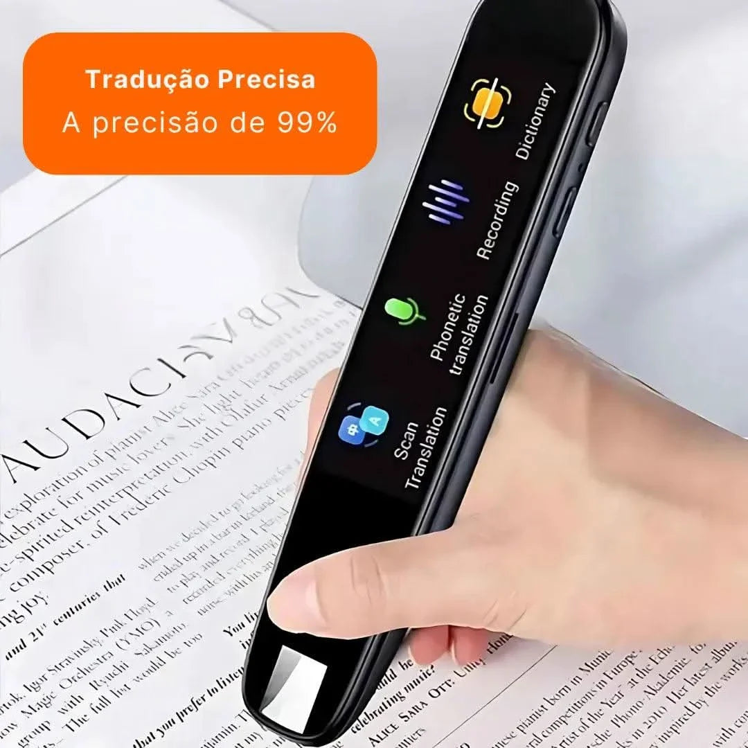 Smart Scan Tradutora – Caneta Inteligente Com Scanner e Áudio + 1 Ano de Garantia