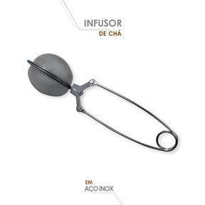 Infusor de Chá - Inox
