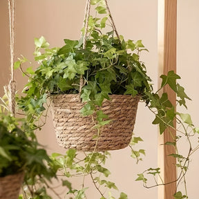 Cesto de Armazenamento para Plantas de Jardim Pendurado