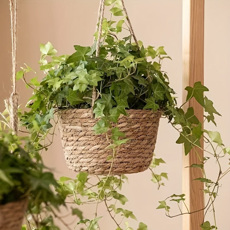 Cesto de Armazenamento para Plantas de Jardim Pendurado